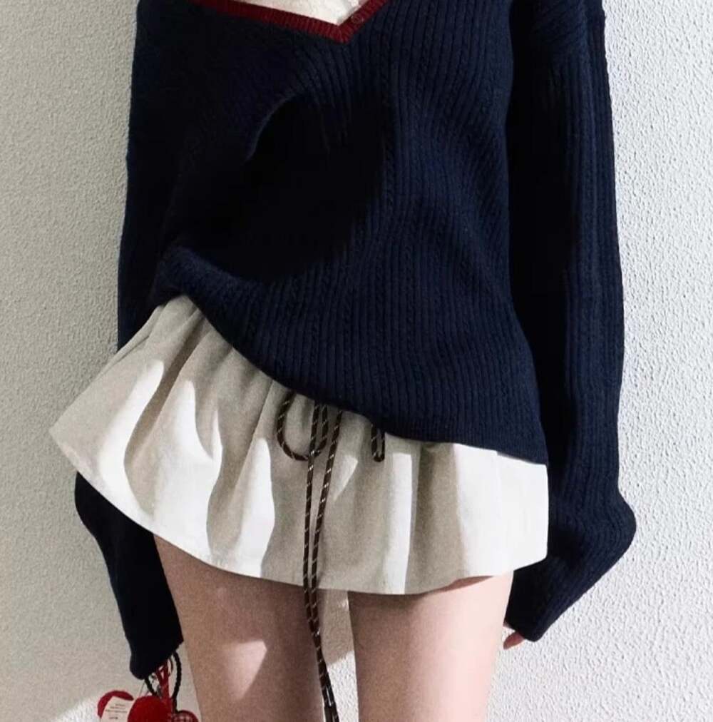 Oakmoo | Drawstring Bubble Mini Skort